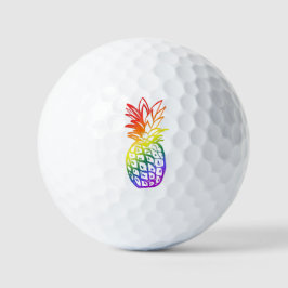 Pelotas De Golf Piña arcoiris de Golf Balls
