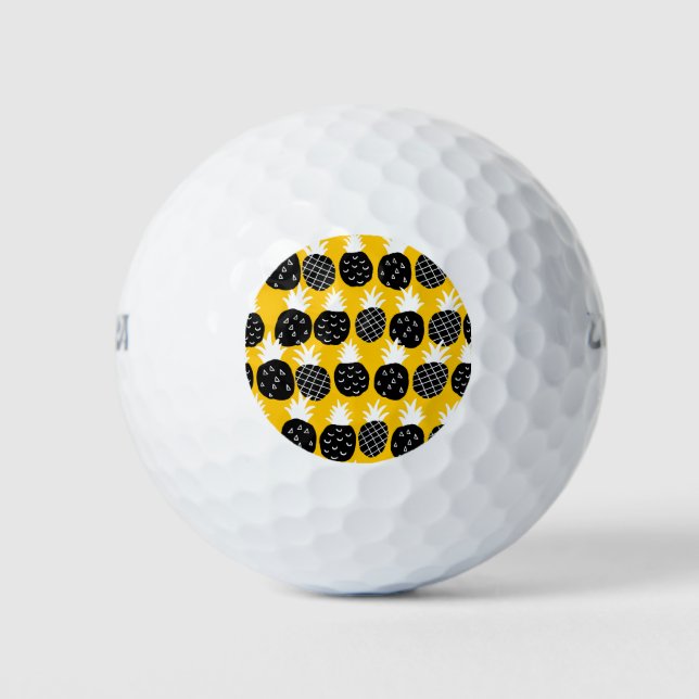 Pelotas De Golf Piña negra (Anverso)