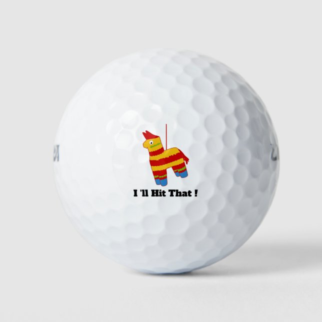 Pelotas De Golf Pinata... le daré. (Anverso)