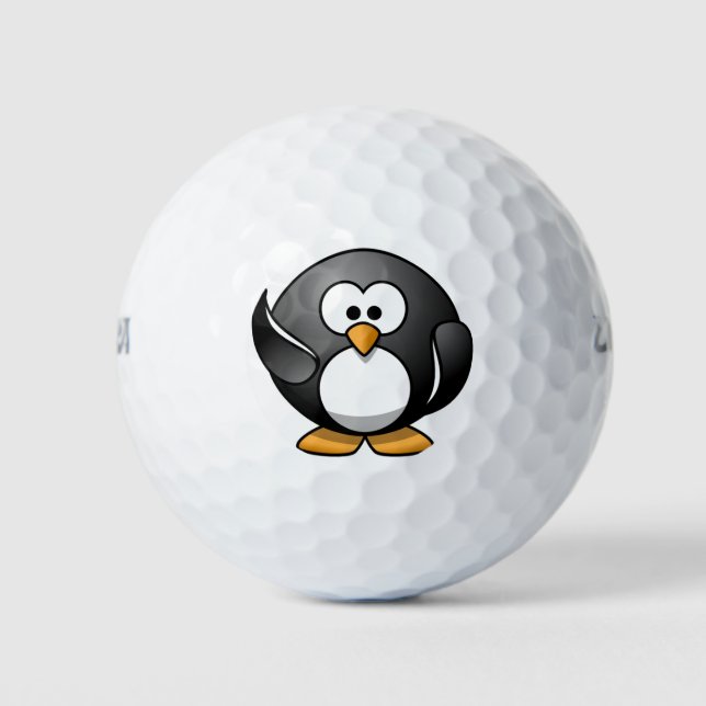 Pelotas De Golf Pingüino (Anverso)