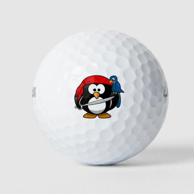 Pelotas De Golf pingüino (Anverso)