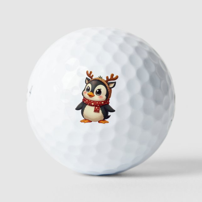 Pelotas De Golf Pingüino (Anverso)