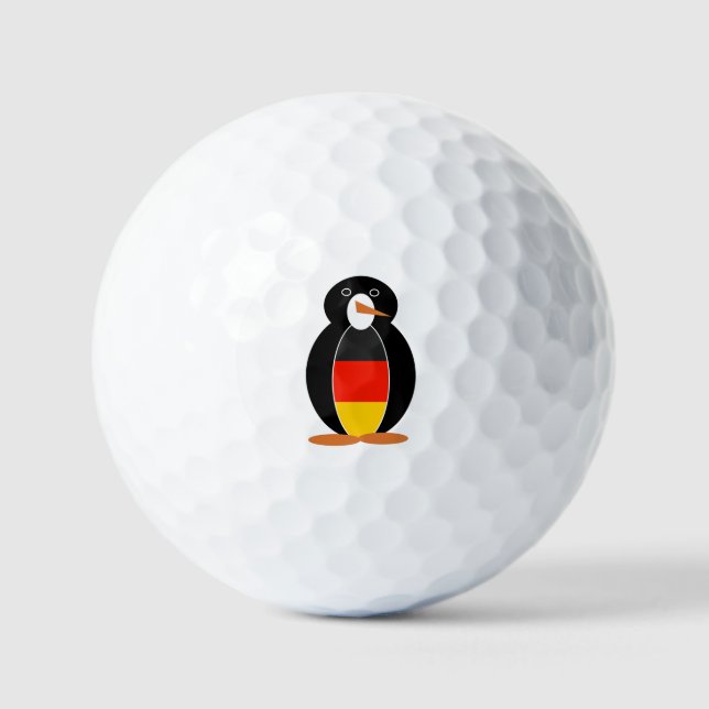 Pelotas De Golf Pingüino alemán -- Deutsch Pinguin (Anverso)