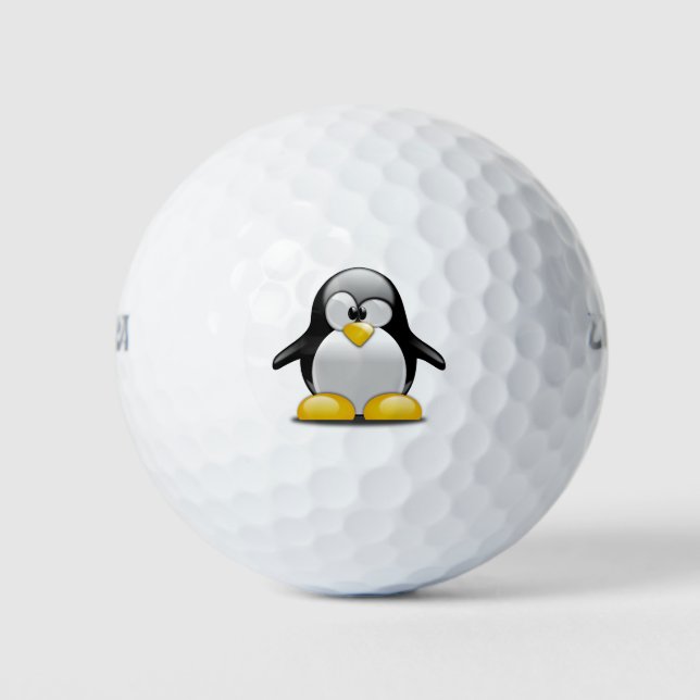 Pelotas De Golf Pingüino de bebé (Anverso)