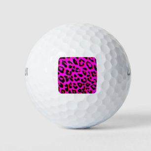 Pelotas De Golf Pink de impresión de leopardo