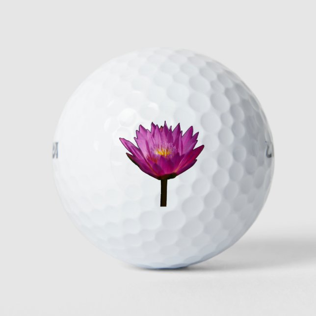 Pelotas De Golf Pink Lotus Water (Anverso)