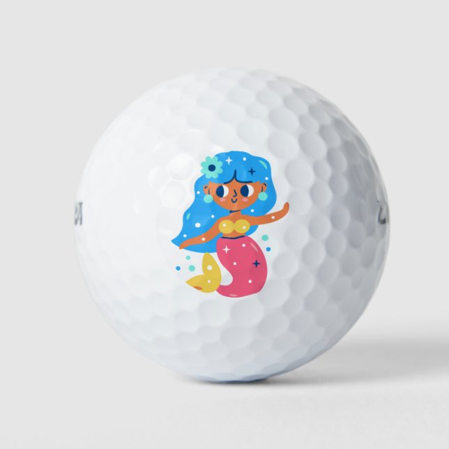 Pelotas De Golf Pink mermaid (Anverso)