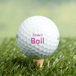 Pelotas De Golf PINK personalizado