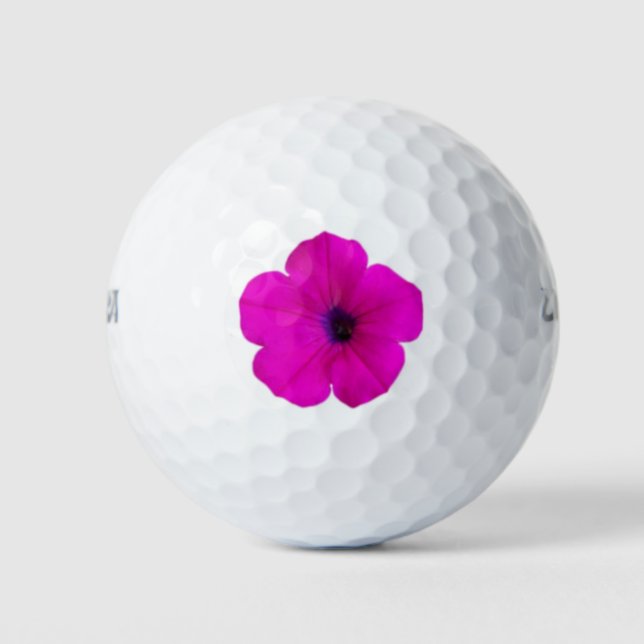 Pelotas De Golf Pink Petunia Primavera Damas o Hombres (Anverso)