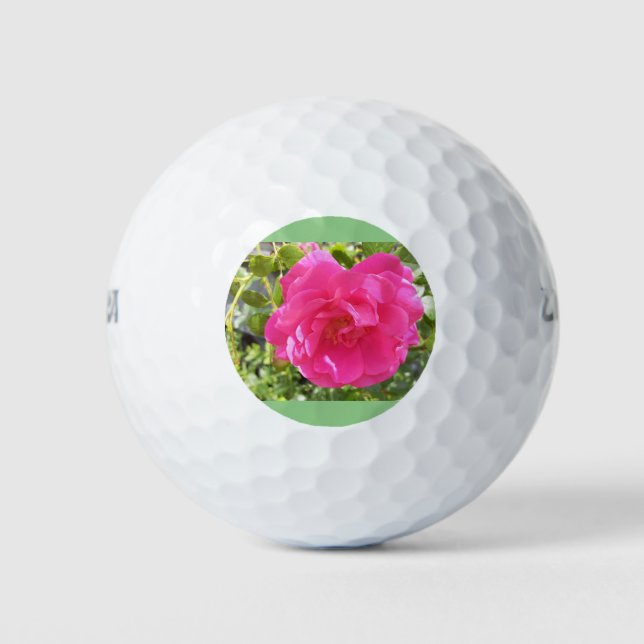 Pelotas De Golf Pink Rose Golf Ball (Anverso)