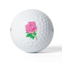 Pink Rose Golf Balls