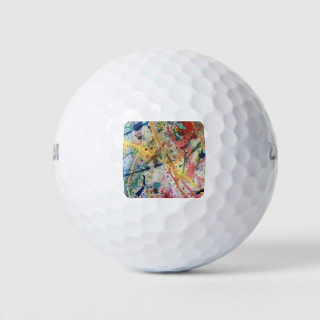 Pelotas De Golf Pintar de bandeja (Anverso)