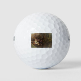 Pelotas De Golf Pintura de barcaza estrecha británica