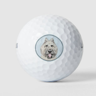 Pelotas De Golf Pintura de Bouvier des Flandres - Arte original de