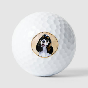 Pelotas De Golf Pintura de Cocker Spaniel (Parti) - Arte Perro Ori