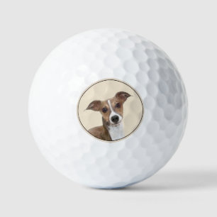 Pelotas De Golf Pintura de Greyhound italiana - Arte Perro Origina