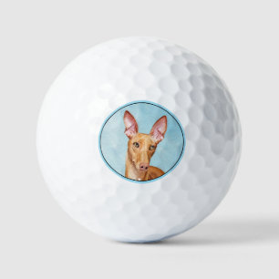 Pelotas De Golf Pintura de paro del faraón - Arte de perro origina