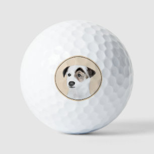 Pelotas De Golf Pintura de Parson Jack Russell Terrier - Arte de P