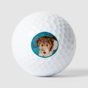 Pelotas De Golf Pintura de pipa de Fox Terrier - Arte Perro Origin