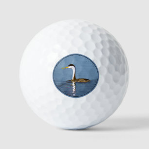 Pelotas De Golf Pintura gris de Clark - Arte de pájaro original