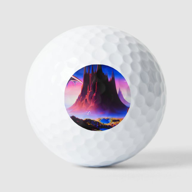 Pelotas De Golf Pintura petrolera de Dream World (Anverso)