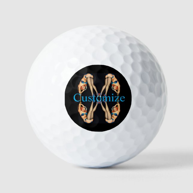 Pelotas De Golf Pinups de cosecha acrobática Thunder_Cove (Anverso)