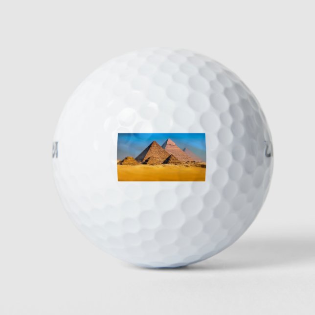 Pelotas De Golf Pirámides (Anverso)