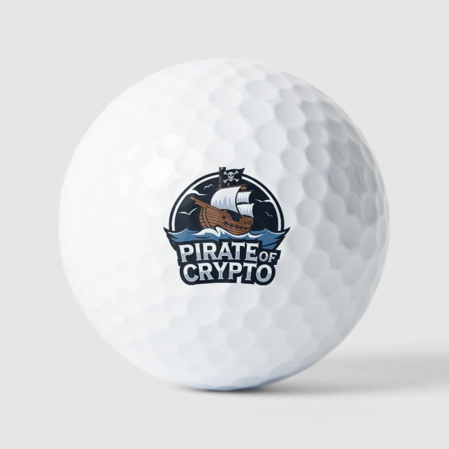 Pelotas De Golf Pirata de Crypto (Anverso)