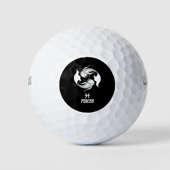 Pelotas De Golf Pisces Silhouette (Anverso)