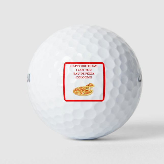 PELOTAS DE GOLF PIZZA (Anverso)