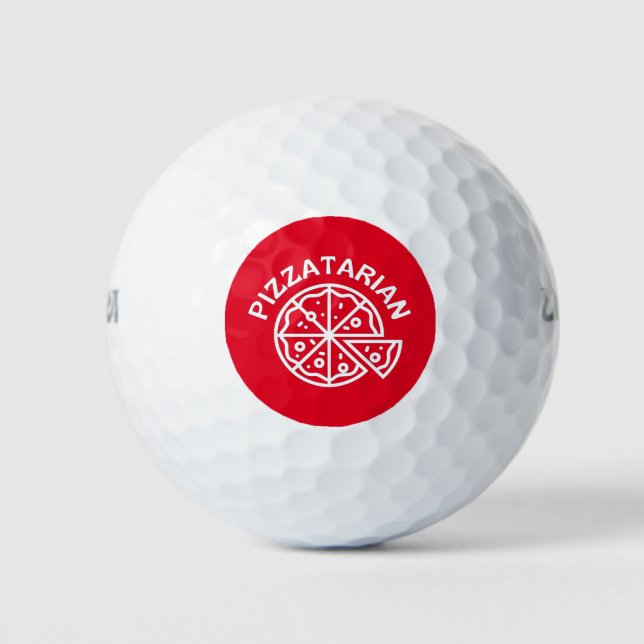 Pelotas De Golf Pizzatarian Pizza (Anverso)