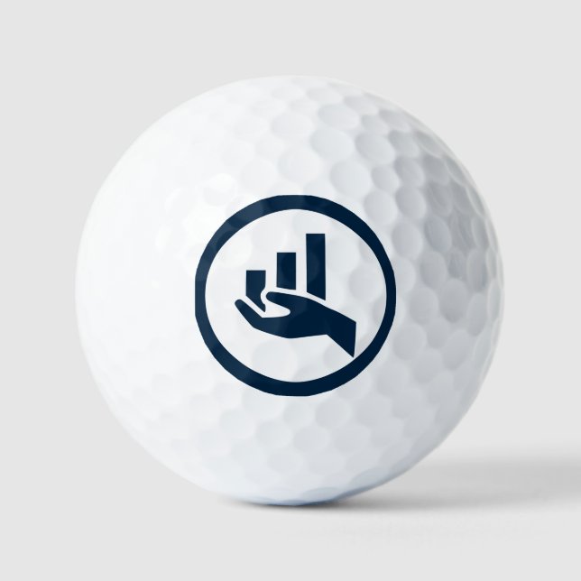 Pelotas De Golf Planificador financiero Gracias! Promocional (Anverso)