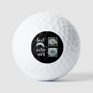 Pelotas De Golf Plantilla de fotografía de la mejor hermana
