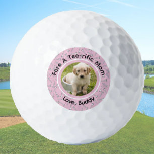Pelotas De Golf Plantilla de fotografía de perro Personalizado lin