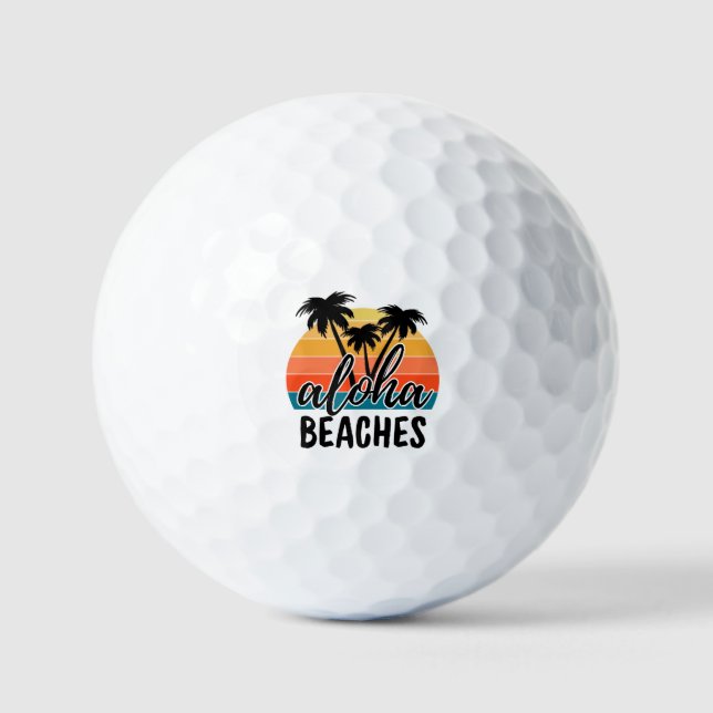 Pelotas De Golf playas Aloha (Anverso)