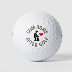 Pelotas De Golf Playful Golf Balls: El hogar espera después de cad