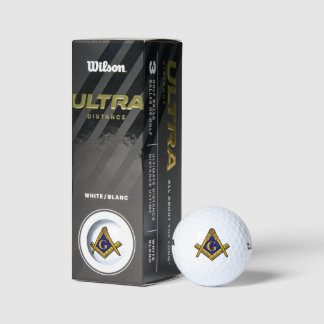 Pelotas De Golf Plaza masónica y brújula