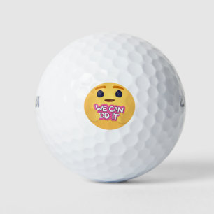 Pelotas De Golf Podemos hacerlo, cuidando Emojis