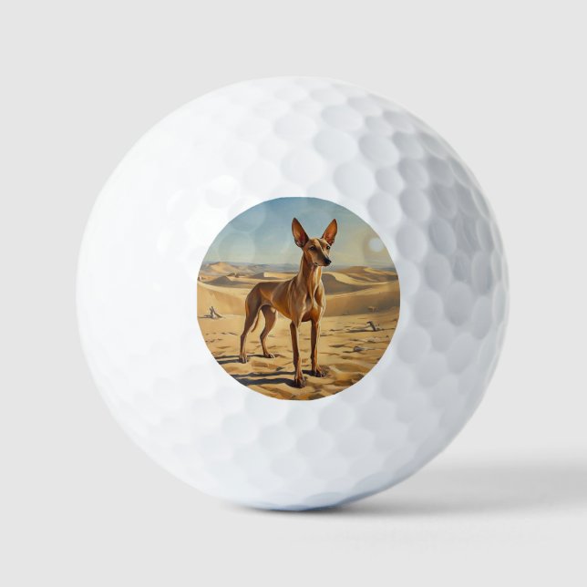 Pelotas De Golf Podenco Faraónico (Anverso)