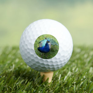 Pelotas De Golf Poder del Pavo Real Regio