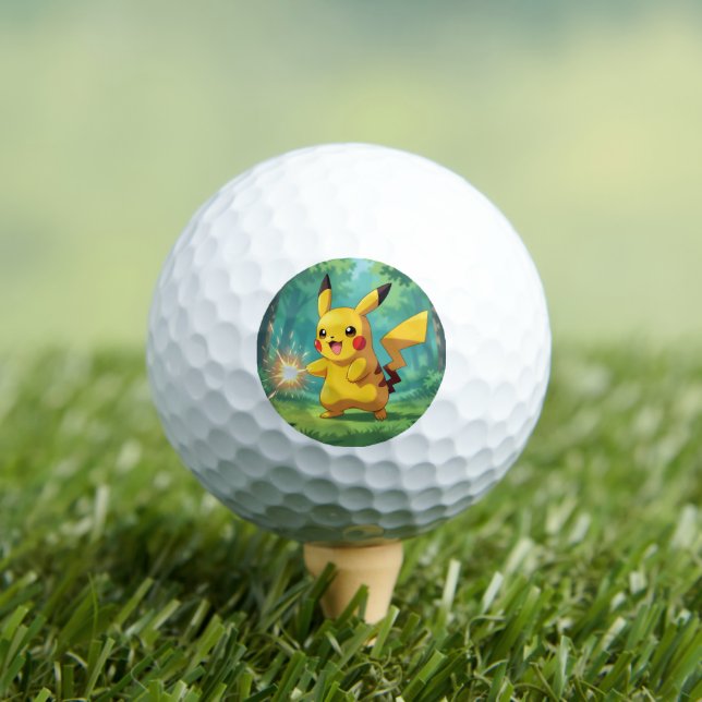 Pelotas De Golf Pokémon und seine Treue Freunde Leinwanddruck (Camiseta in situ)