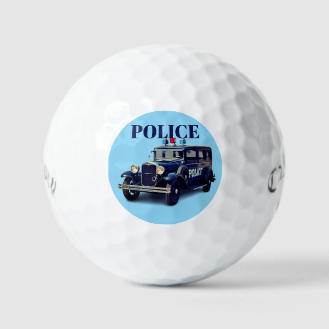 PELOTAS DE GOLF POLICÍA (Anverso)