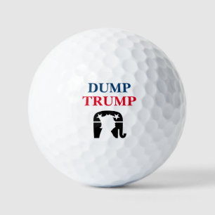 Pelotas De Golf Política anti-presidente Donald Trump
