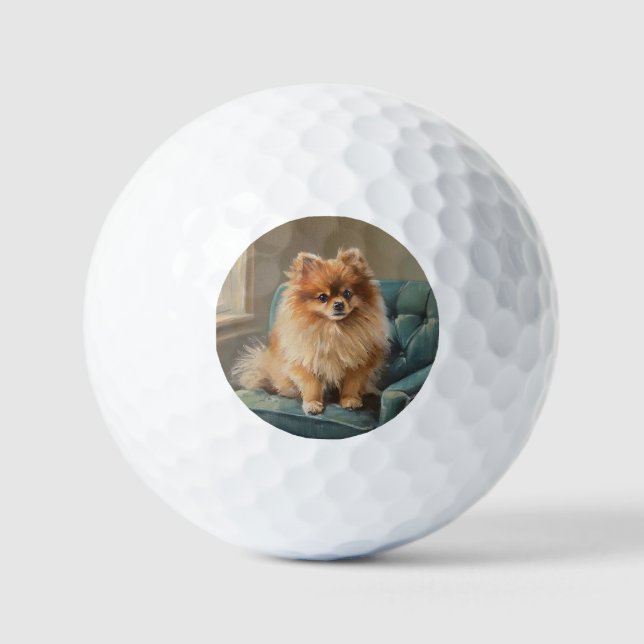 Pelotas De Golf Pomerania (Anverso)