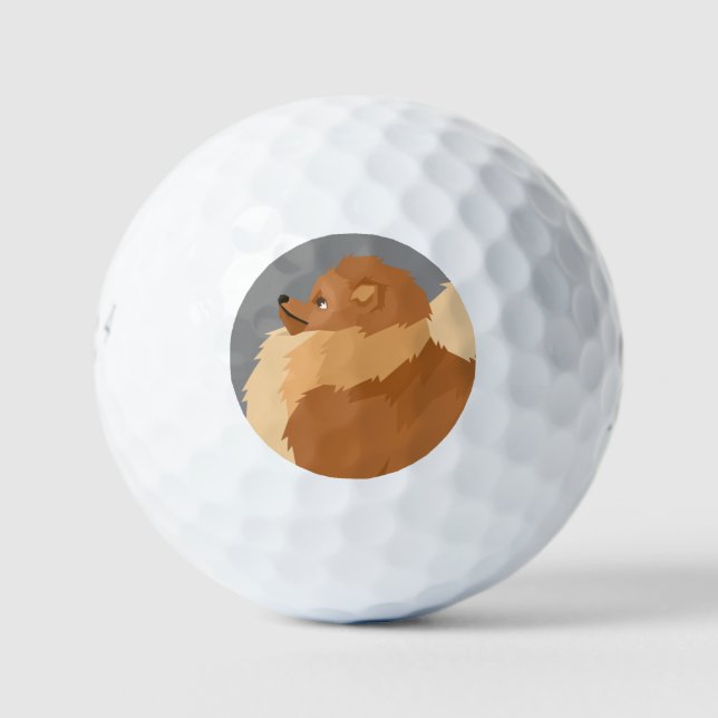 Pelotas De Golf Pomerania (Anverso)