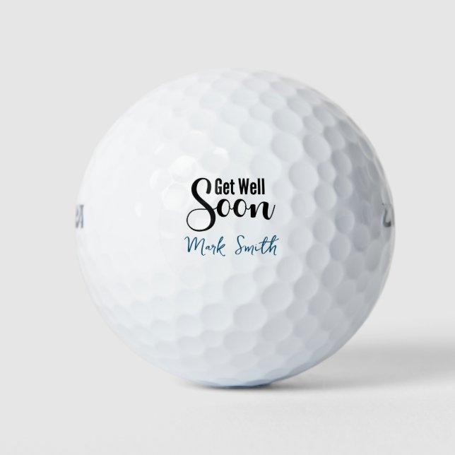 Pelotas De Golf Ponte bien pronto (Anverso)