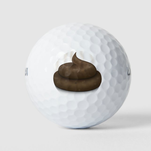 Pelotas De Golf Poop Golf Balls (Anverso)