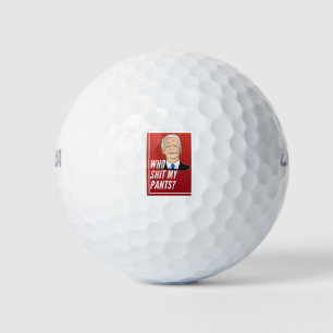 Pelotas De Golf Poopy Pants Biden