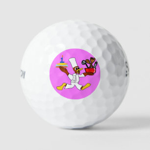 Pelotas De Golf Popcorn Anime Chef Ducky Kazoo Pink Golf Balls