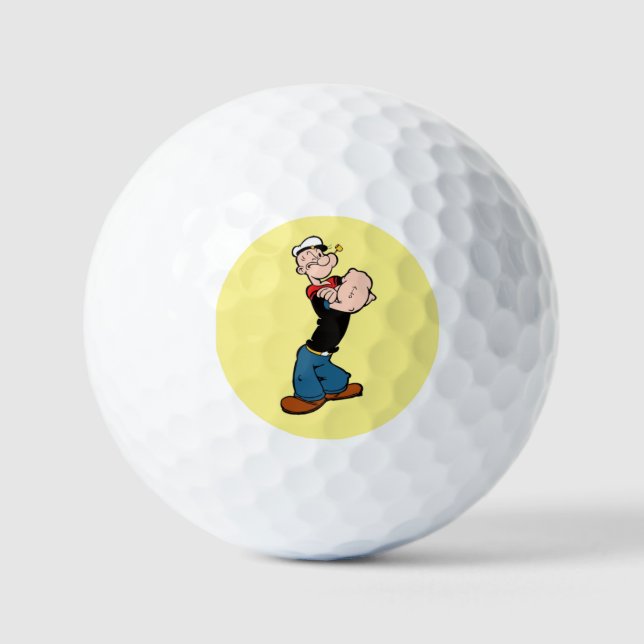 Pelotas De Golf Popeye Golf Balls (Anverso)